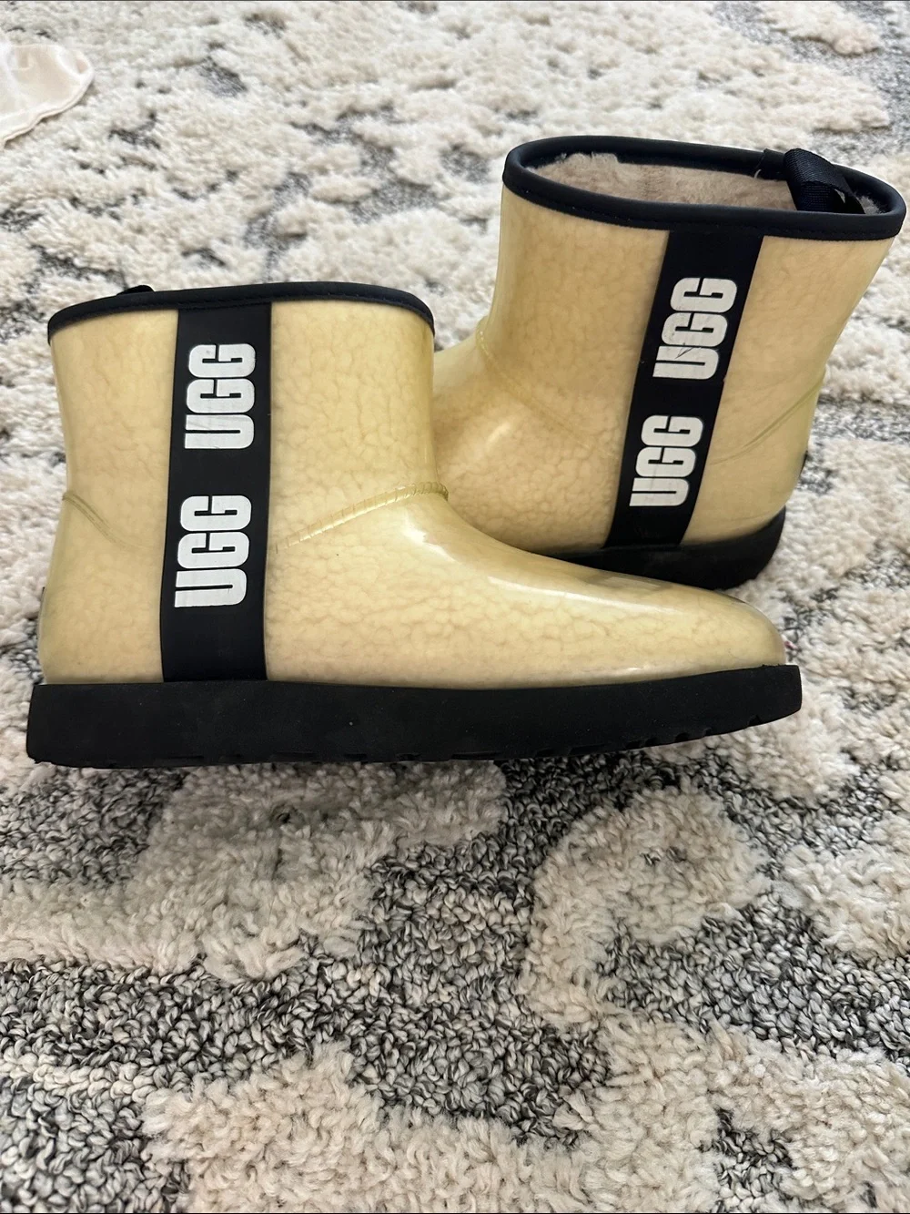 UGG Classic Clear Mini waterproof boot in Natural